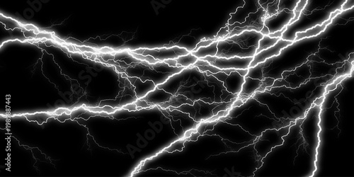 Black marble texture abstract marble background. Vector marble pattern with blue cracks Lightning energy discharge effect isolated on transparent background for web design and illustrations. 