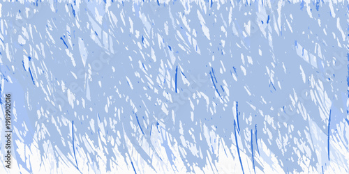 Abstract blue brushstrokes create a textured and dynamic background pattern