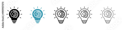 Innovation vector icon logo or illustration