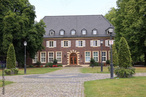 Foto Historisches Gebäude im Zentrum der Stadt Ahaus im Münsterland