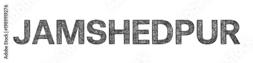 Sketch Jamshedpur text design element
