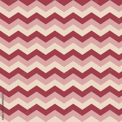 Modern Zigzag Pattern in Warm Earth Tones