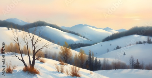 winter, snow, water, lake, cold, landscape, nature, peaceful, calm, reflection, dark, contrast, serene, frost, outdoor, painting, soft