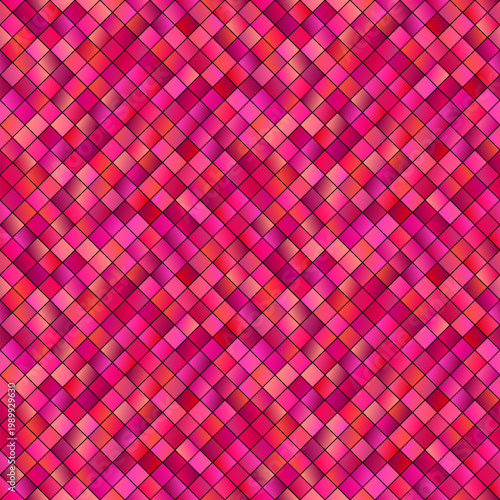 Colorful geometrical abstract seamless square pattern background