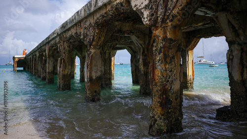 Old rusty pier