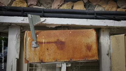 Old rusty mail box