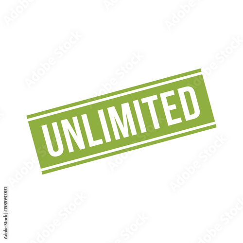 Cuadro en lienzo Unlimited Stamp, Unlimited Grunge Square Sign