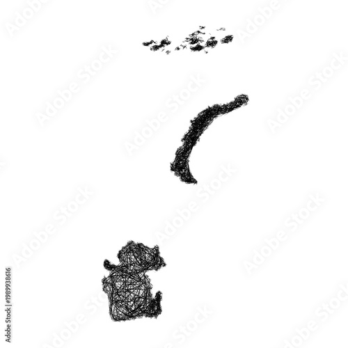 Sketch Arkhangelsk outline map design