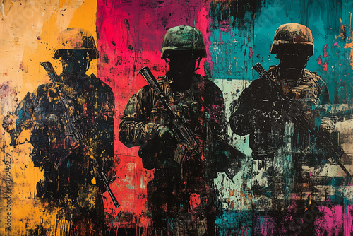 Modern Soldiers: Abstract Military Art