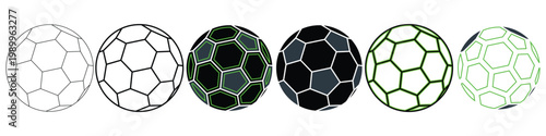Soccer. soccer Ball icon. football icon set in different styles. football outline set Soccer
