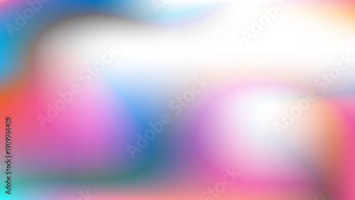 Soft pink, blue, and white gradient mesh with blurred organic shapes. This abstract vector background features smooth color transitions and a bright central light.