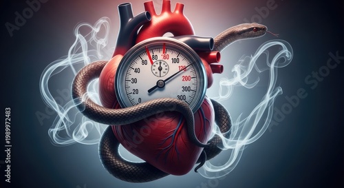 High blood pressure condition, critical hypertension danger, arterial tension, circulatory system strain, elevated vascular pressure increasing health risk