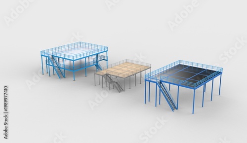 Fotografie mezzanine floor system