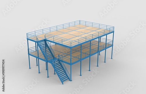 Cuadro en lienzo mezzanine floor system