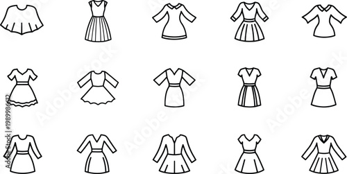 Black silhouette collection of people in various poses and outfits people human figures standing poses