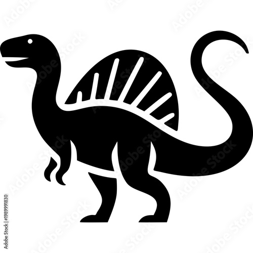 Spinosaurus Icon Vector