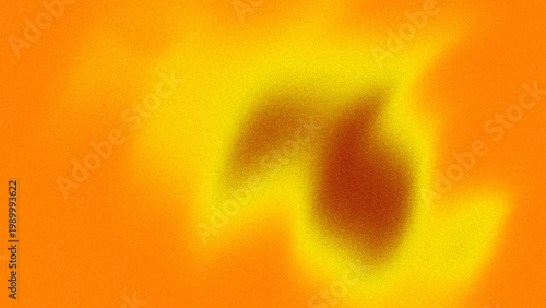 Canvas-taulu Abstract Orange Aura Gradient Background with Grainy Texture