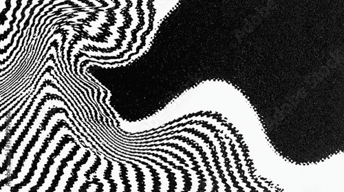 cover illustration two tone mystery pattern black and white stark psychadelic