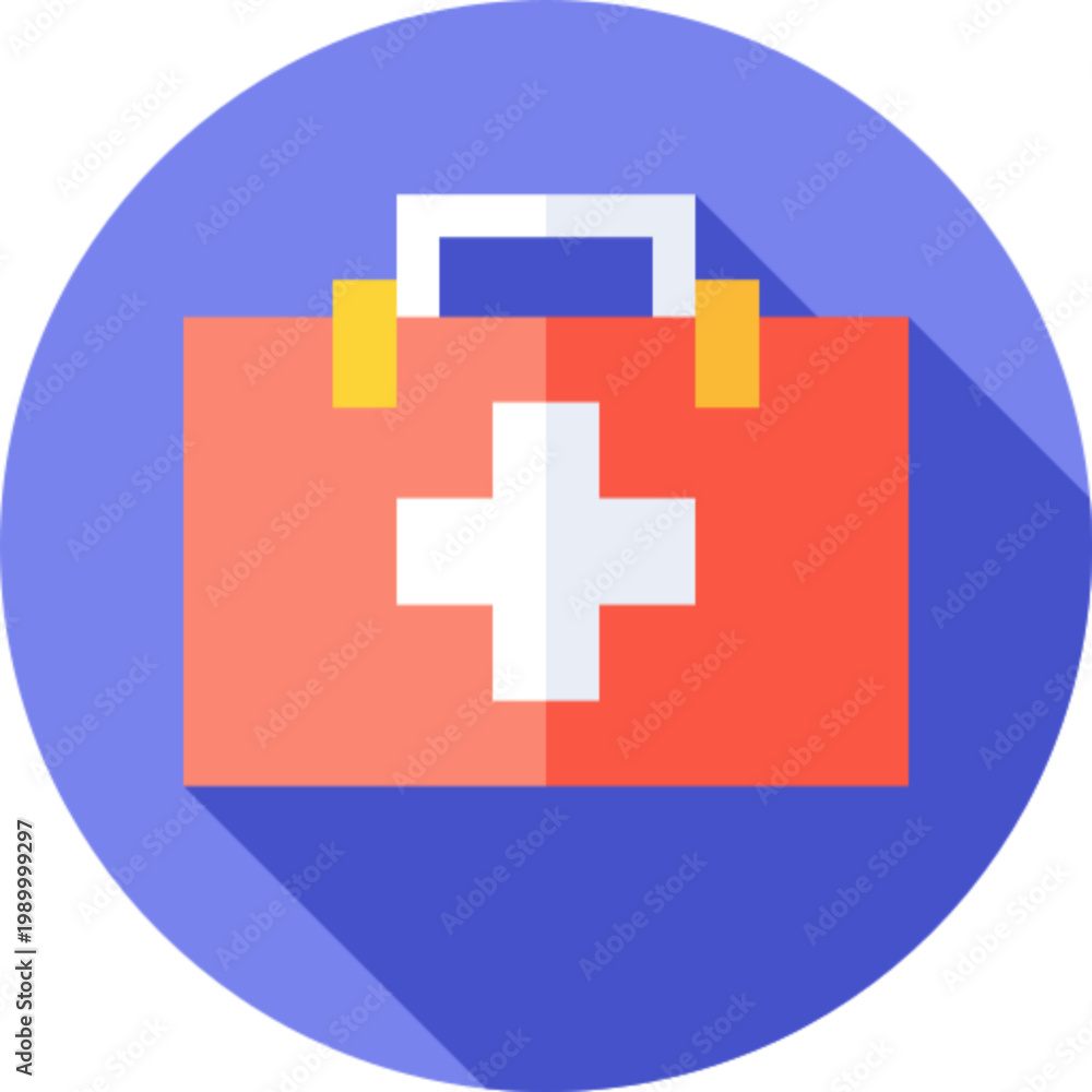 Fototapeta premium First Aid Kit Medical Icon