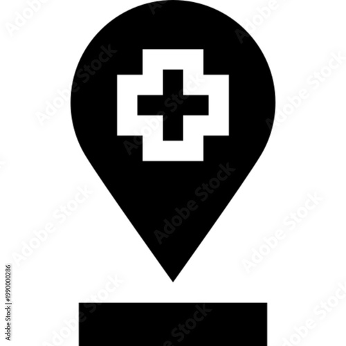 Hospital Building Medical Icon