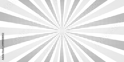 Ray sun light. Sunburst background. Radial circle line. Pattern starburst. Comic beam lines. Sun effect rays. Abstract firework. Concentration stripe. Cartoons lightning style. Vector illustration