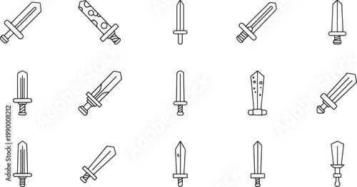 Black and white of various tools and household hammer