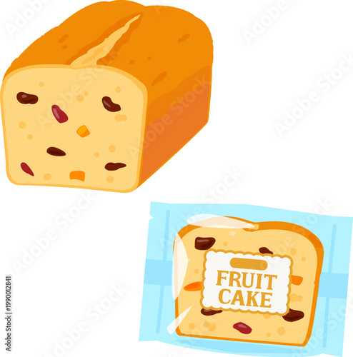 個包装のパウンドケーキ