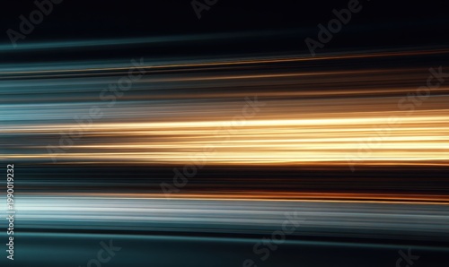 Dynamic abstract motion blur with warm and cool color tones