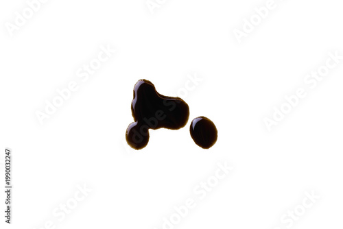 Oil stain isolated on a white background.