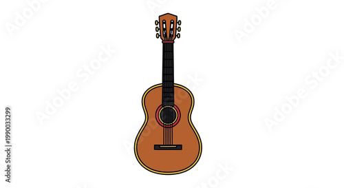Brown Acoustic Guitar Instrument Music.