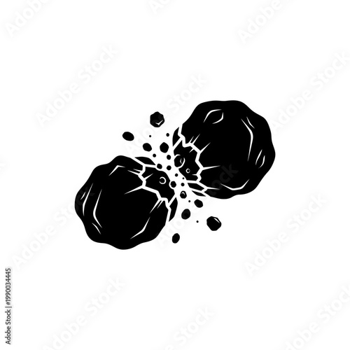 A dramatic illustration of two fists colliding in a powerful explosion of energy and motion.