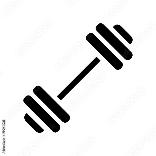 Dumbbell icon Work out icon Vector