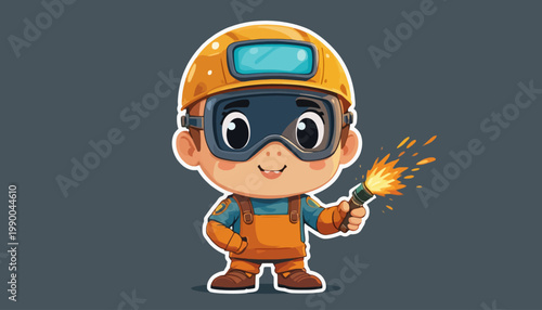 welder working in the factory