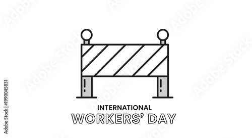 International Workers Day Labor Celebration Symbol.