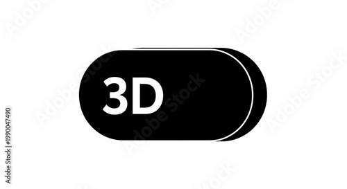 Minimalist black 3D technology icon button vector illustration Free Download Minimalist black 3D technology icon button vector illustration - GFXLoad