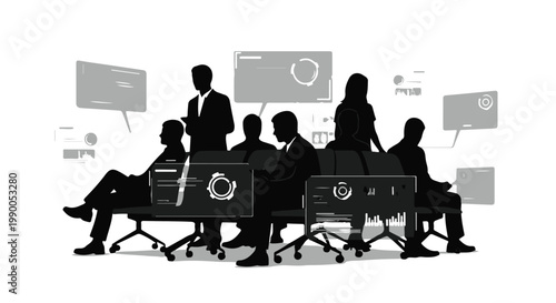 business team meeting discussion strategy planning