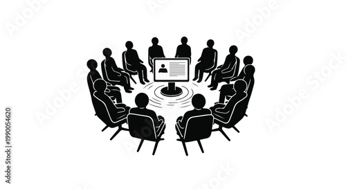 business meeting team discussion presentation