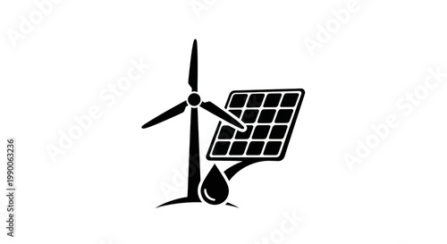 Renewable Energy Solar Wind Power.