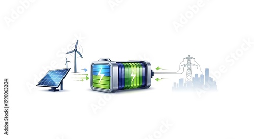 Renewable Energy Sources Power Generation.