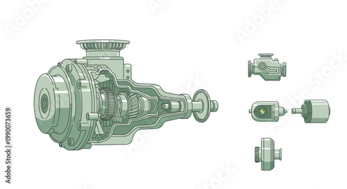 Industrial Pump Components and Parts.