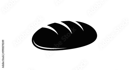 An illustration of a loaf of bread is shown on a white background.