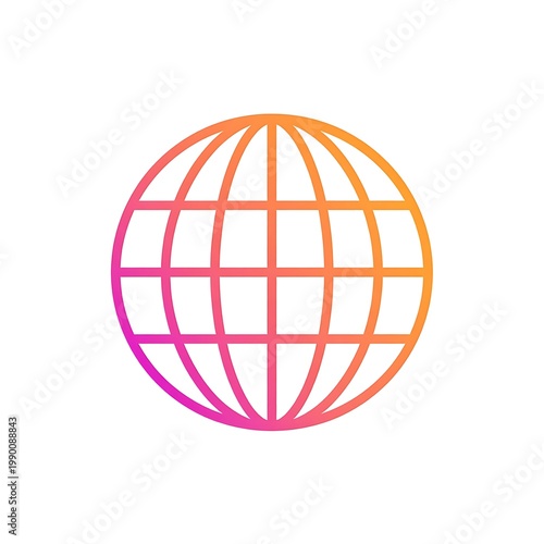 A colorful gradient globe icon with grid lines on a white background (1)