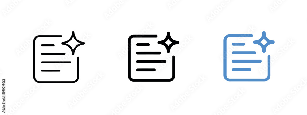 Fotografia AI prompt text icon modern flat design representing input commands instructions