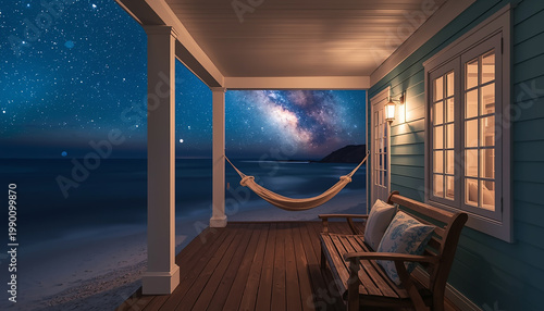 星降る夜のハンモックリゾート