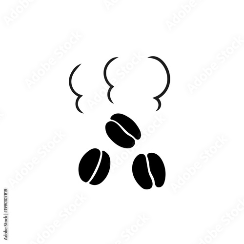 コーヒー豆の焙煎アイコン