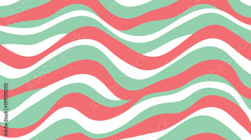 Colorful Wavy Abstract Stripes Modern Pastel Minimalist Pattern Background for Web Design Wallpaper and Textile Print