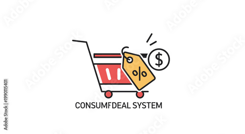 Discovery process concept box with magnifying glass revealing word