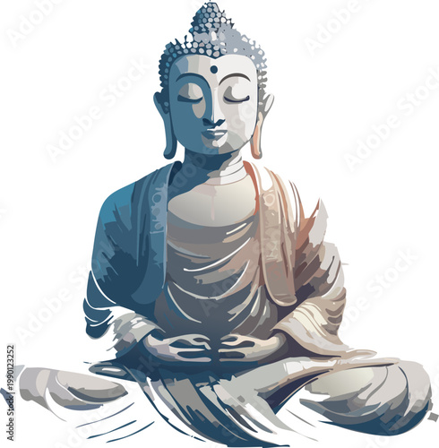 Educational Illustration Of Meditation Supporting Emotional Balance
