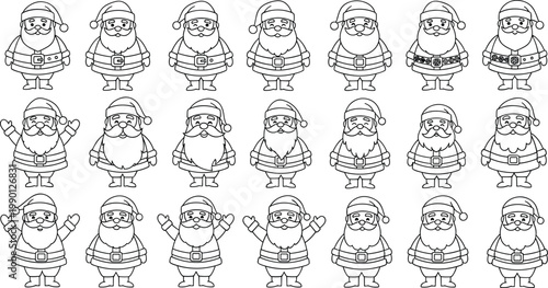 Large collection of hand drawn celestial and mystical icons featuring golden suns crescent moons stars and clouds in a charming flat vector style for astrology and magic.