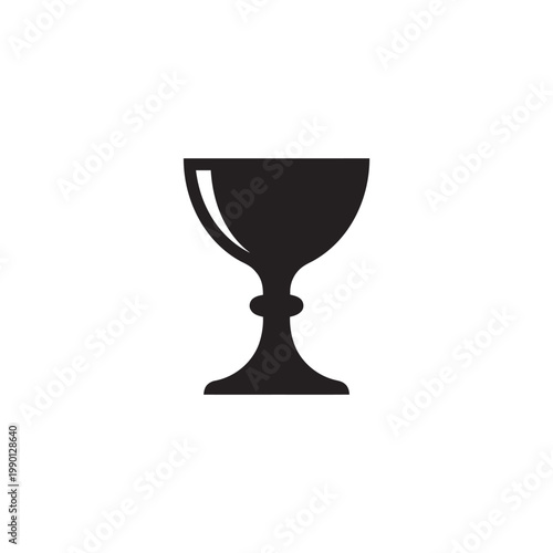 Holy grail chalice silhouette